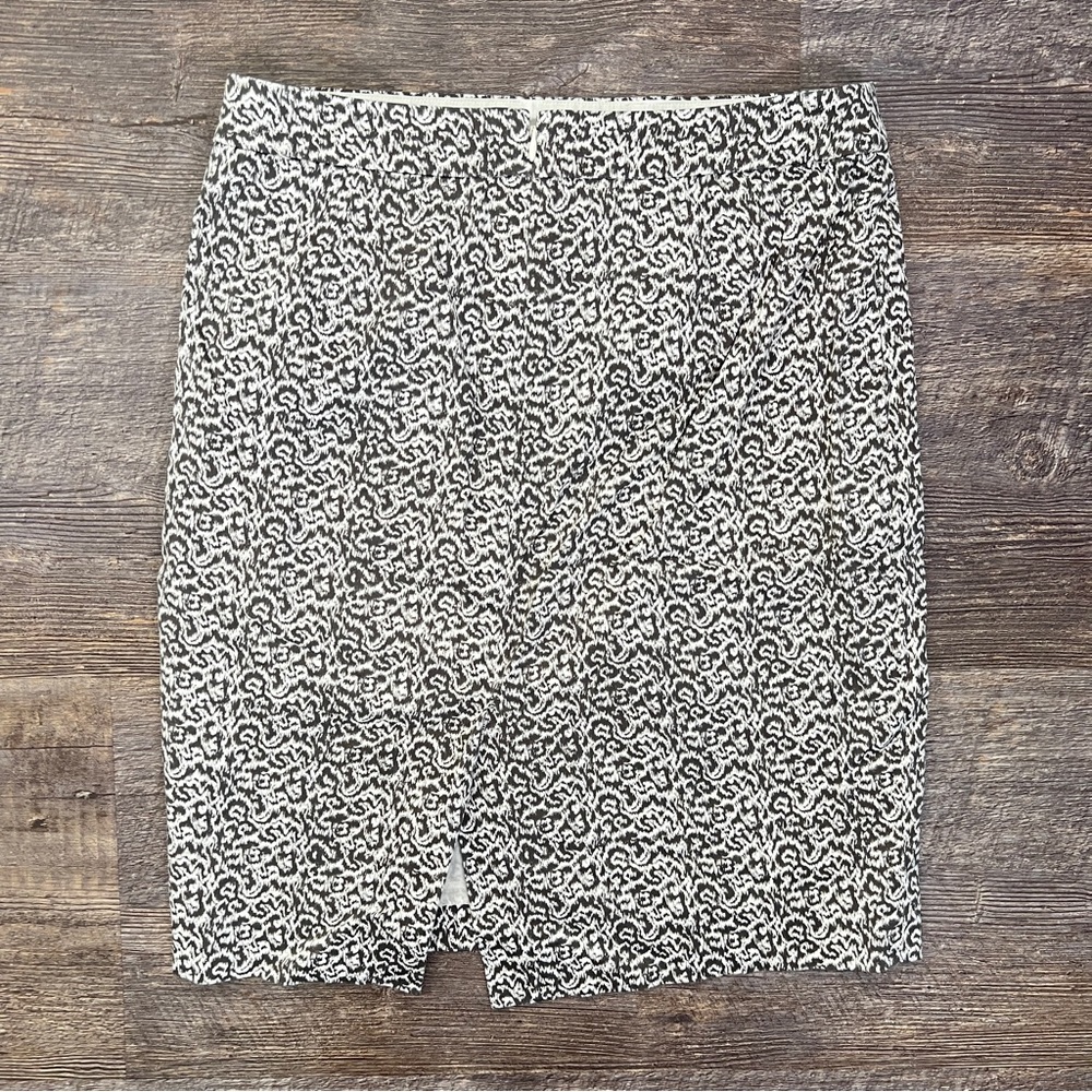 J. Crew Gray And White Patterned Straight The Pen… - image 4